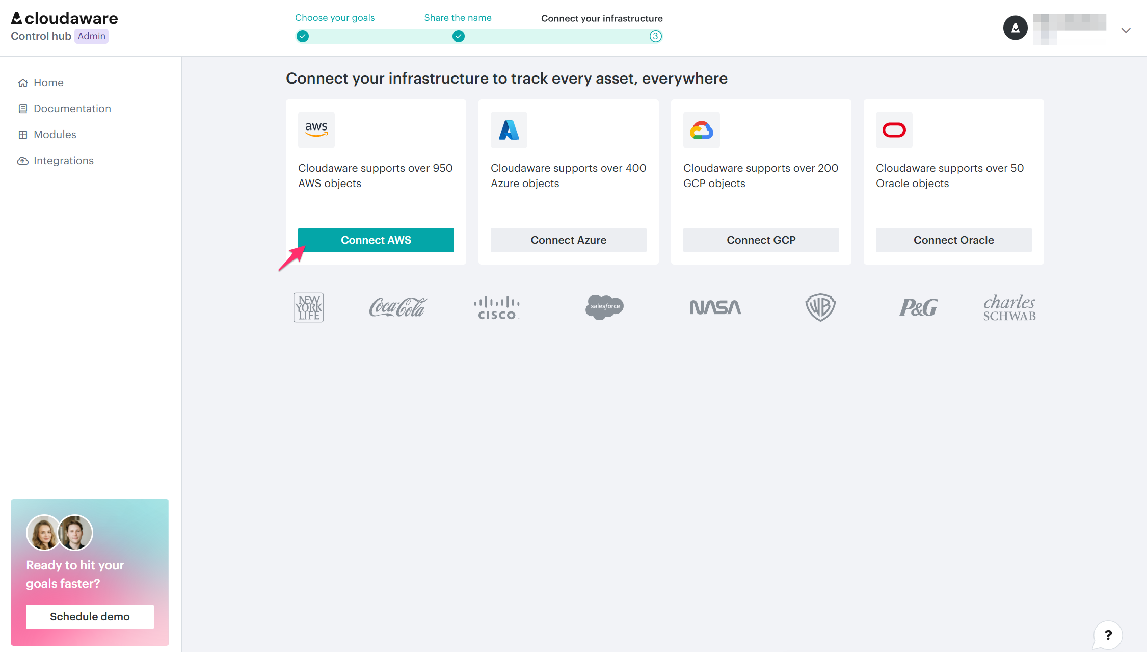 Starting Cloudaware Trial - Portal - connect AWS.png