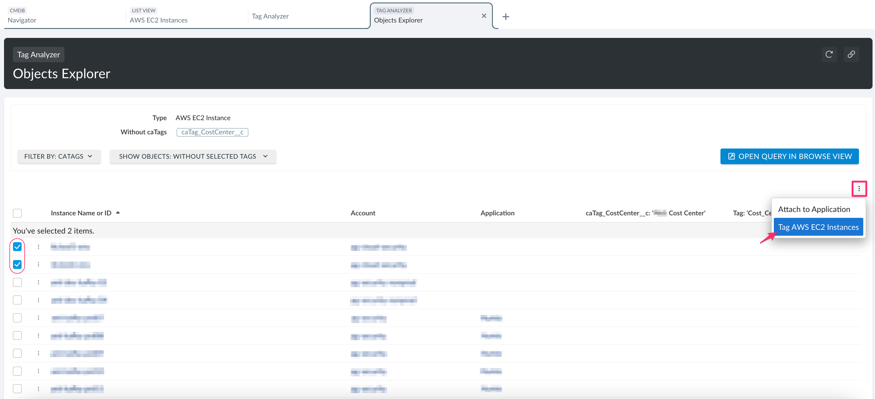 CMDB - Tag resources - Tag Analyzer - Objects Explorer.png