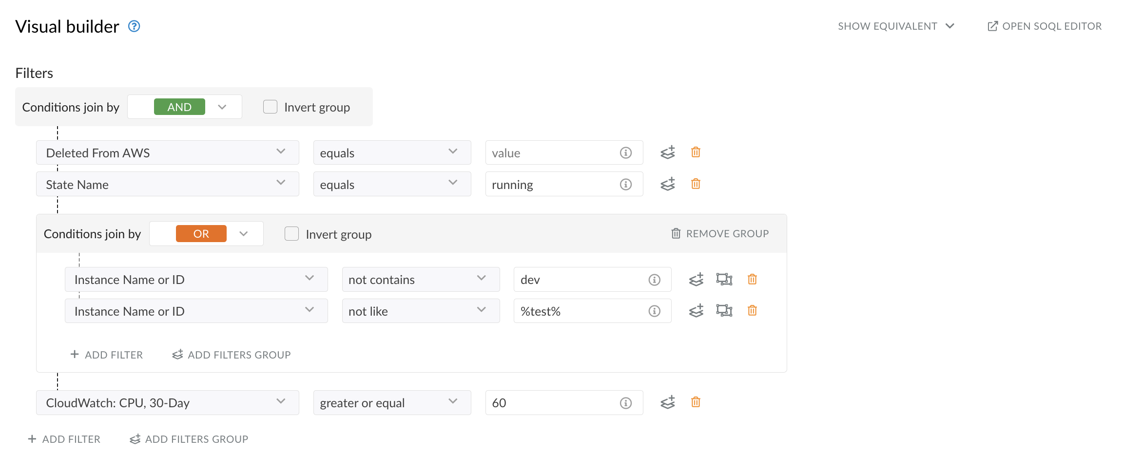 CMDB - Browse Objects - filter criteria - complex conditions.png