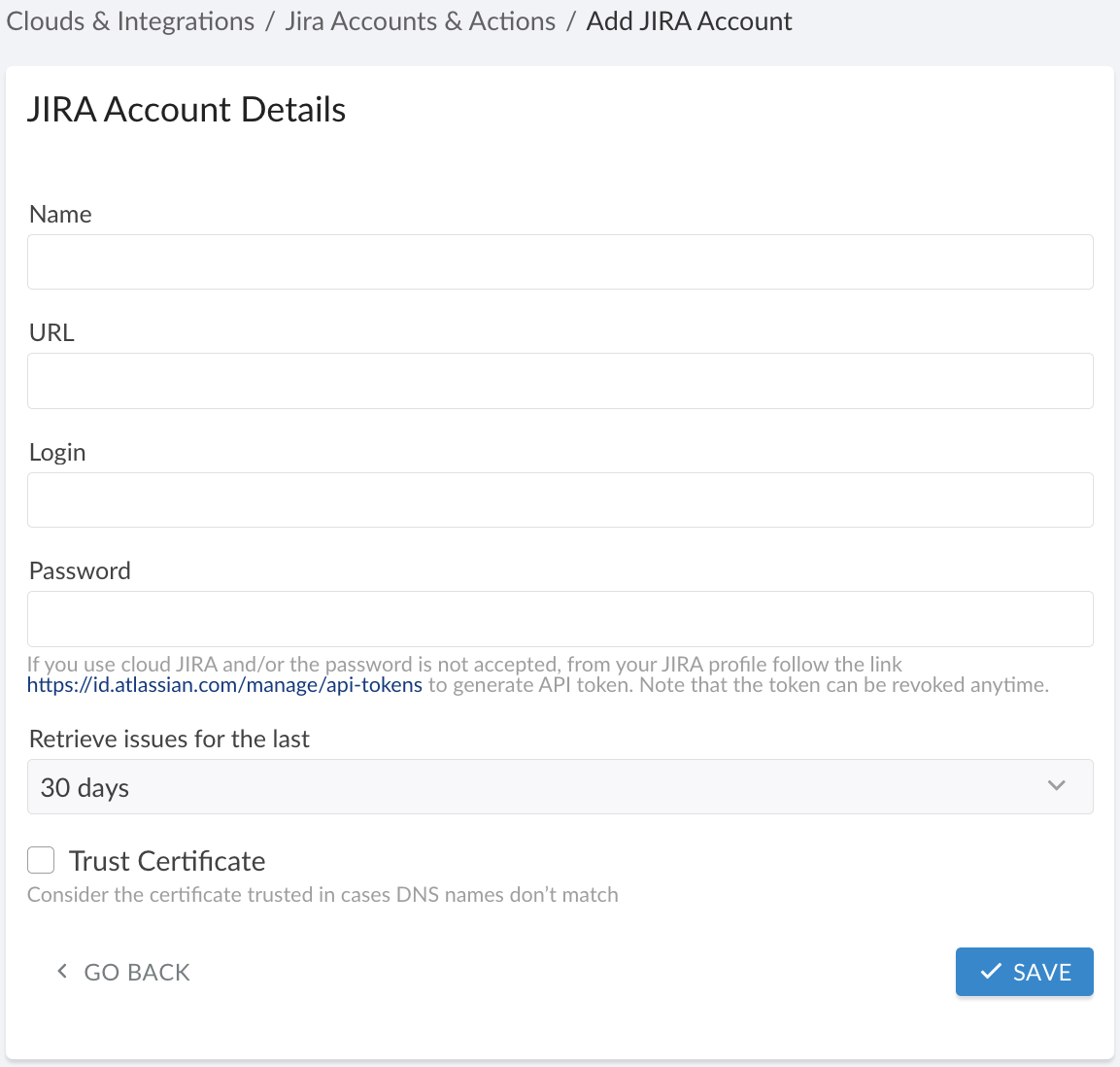 Jira - Jira accounts - add integration details.png