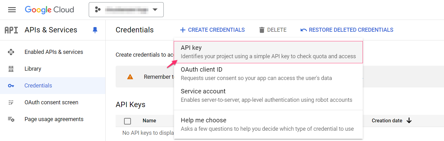 adding cloud accounts - get API key - select API key.png