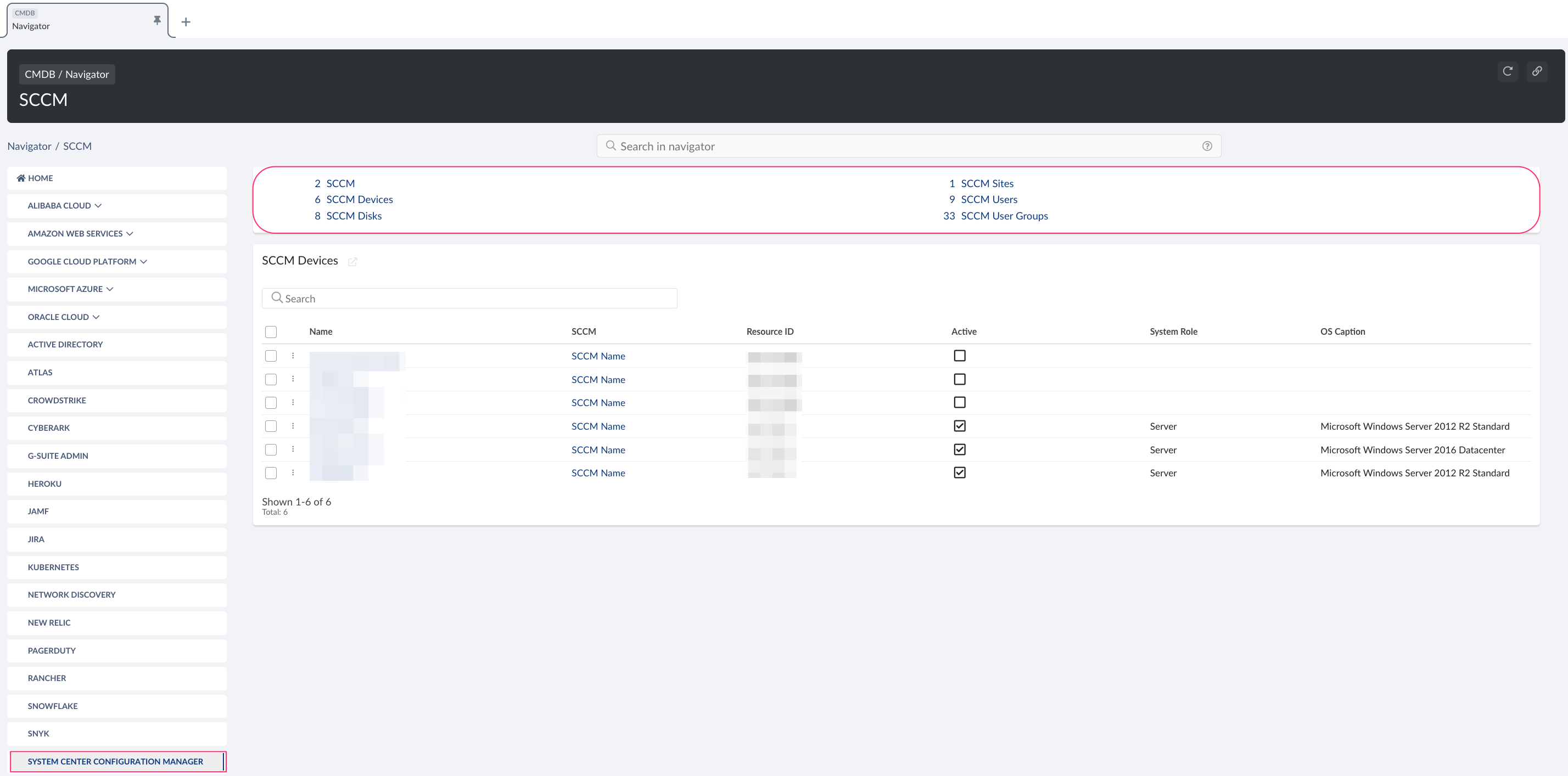 SCCM - SCCM objects in CMDB.png