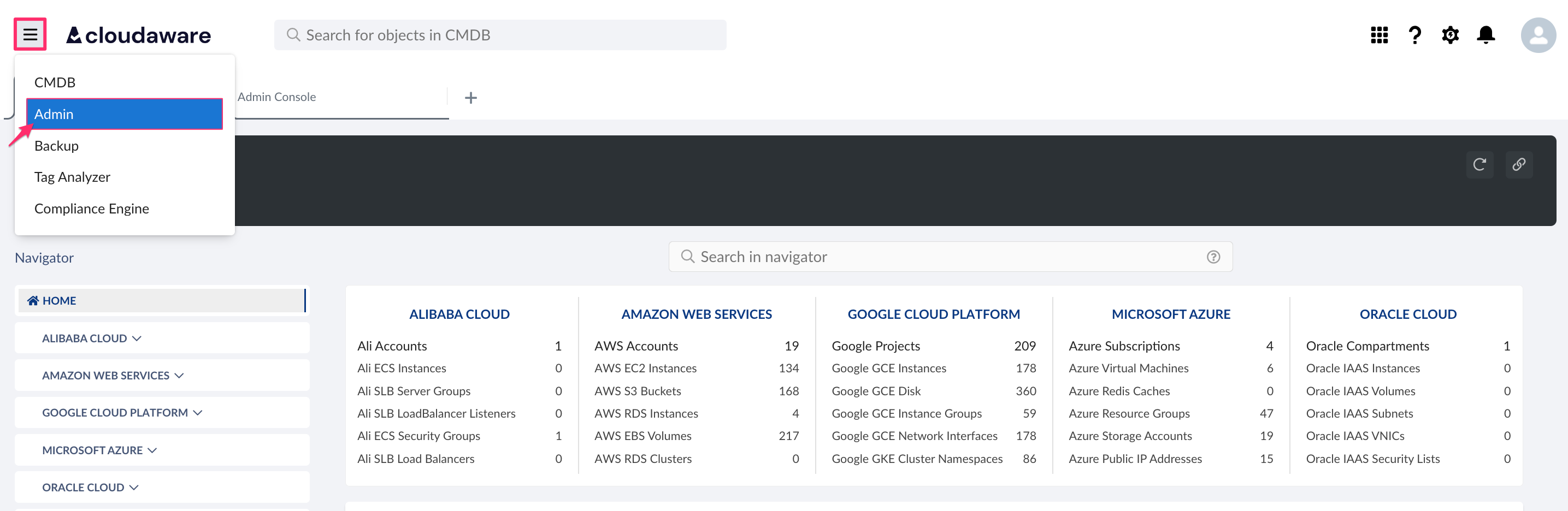 Google Workspace - setup in Cloudaware - admin.png