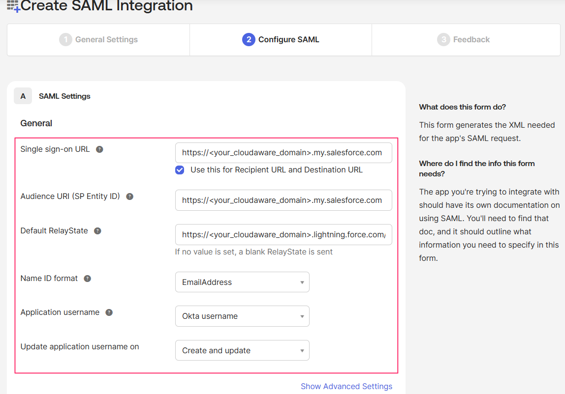 Okta SSO - setup in Okta - SAML - general settings.png