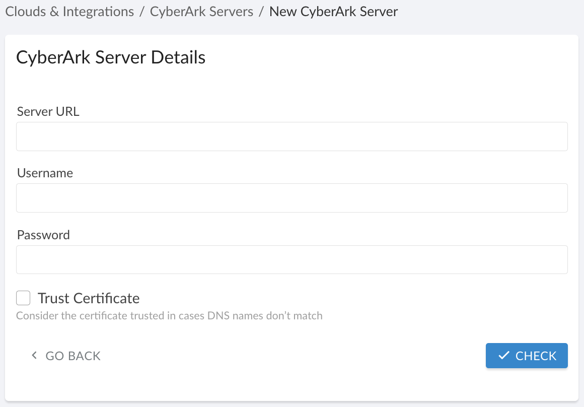 CyberArk - CyberArk integration details.png