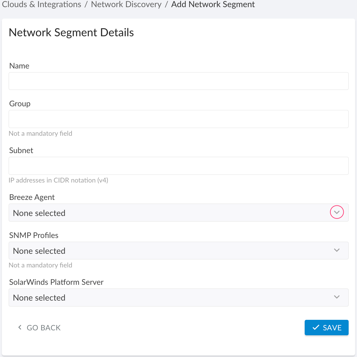 Network Discovery - Network Discovery integration details - Network Segment.png