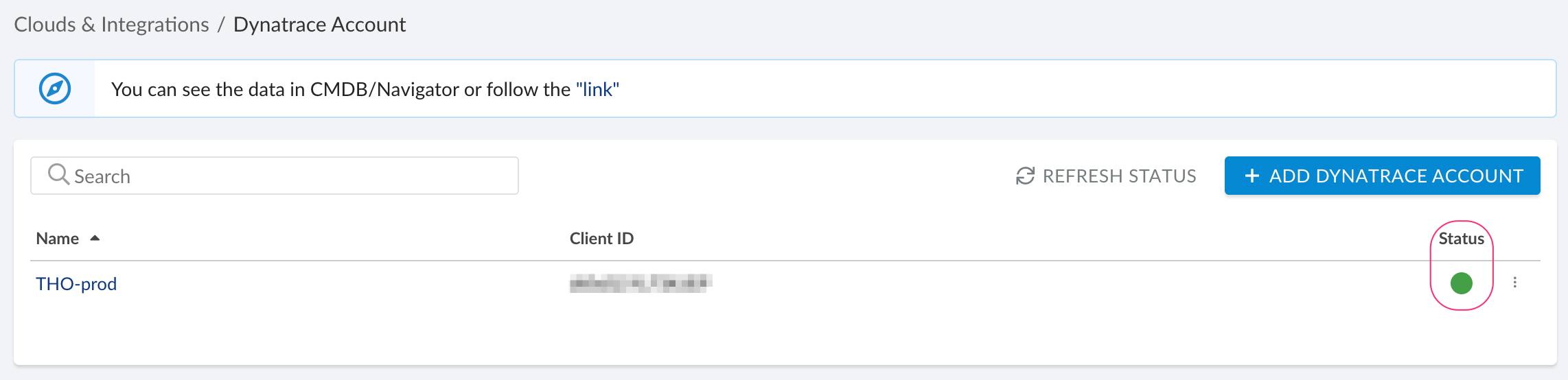Dynatrace Accounts - integration status.png