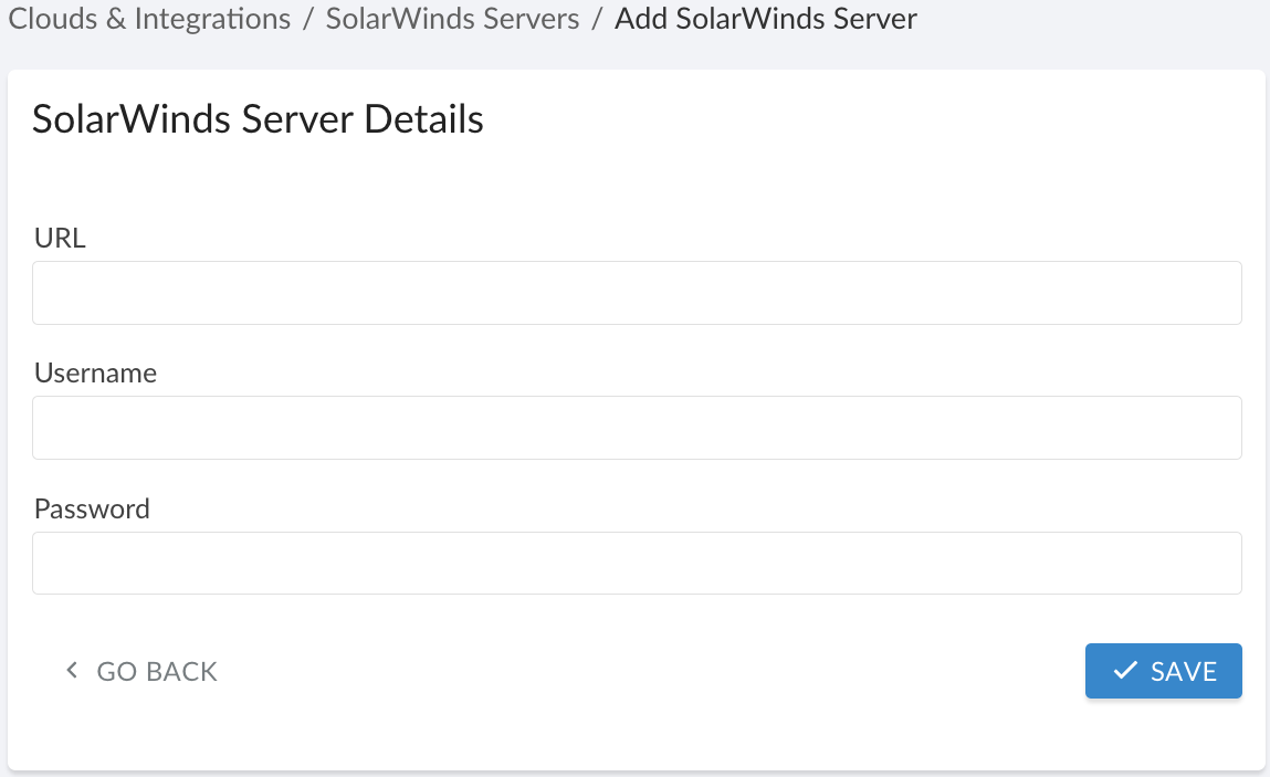 SolarWinds - SolarWinds integration details.png