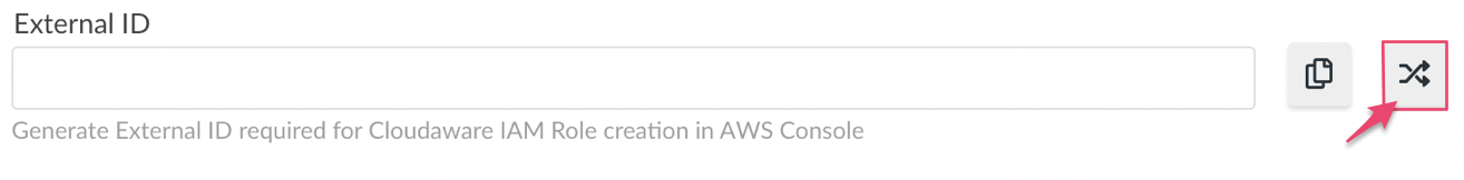 AWS Start Guide - using IAM role - integration form - external ID.png