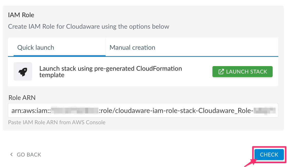 aws start guide - using iam role - final check.png