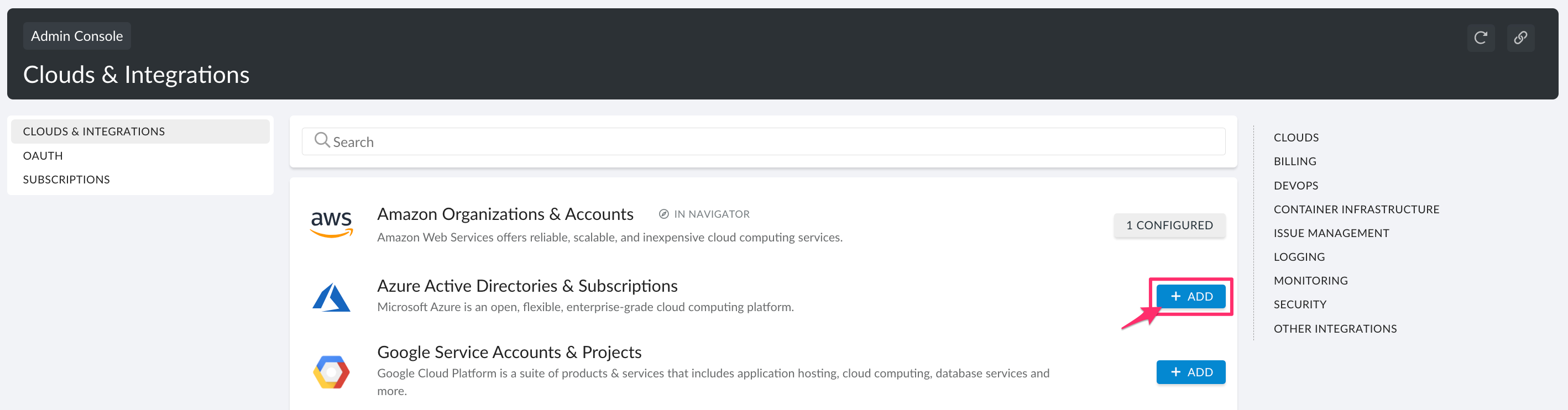 Azure start guide - setup in Cloudaware - admin - add Azure AD.png