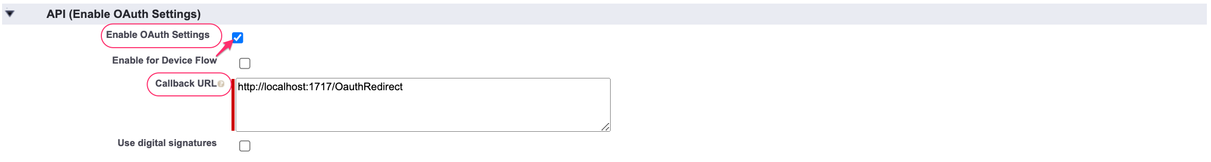 CMDB - Connected App - check the box Enable OAuth Settings & set URL.png
