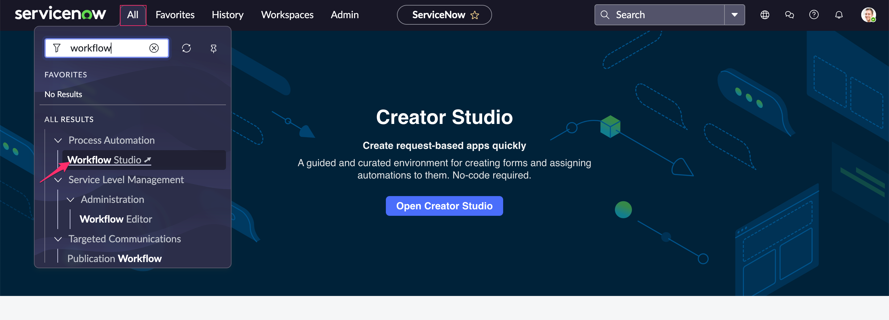 Cloudaware CMDB App for ServiceNow - configure the workflow - workflow studio.png