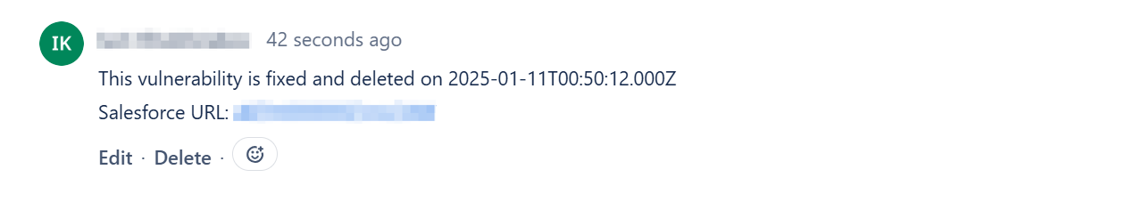 Jira - Jira actions - examples in Jira - comment from Cloudaware.png