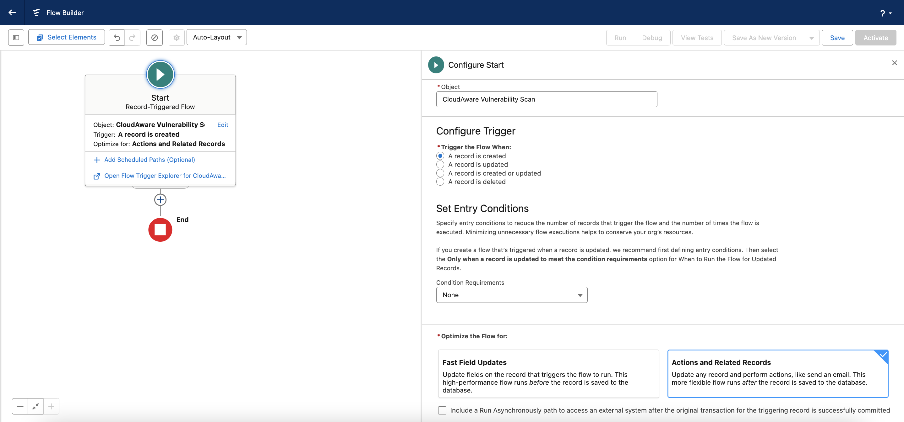 Jira - Jira actions - flow - configure trigger and conditions.png