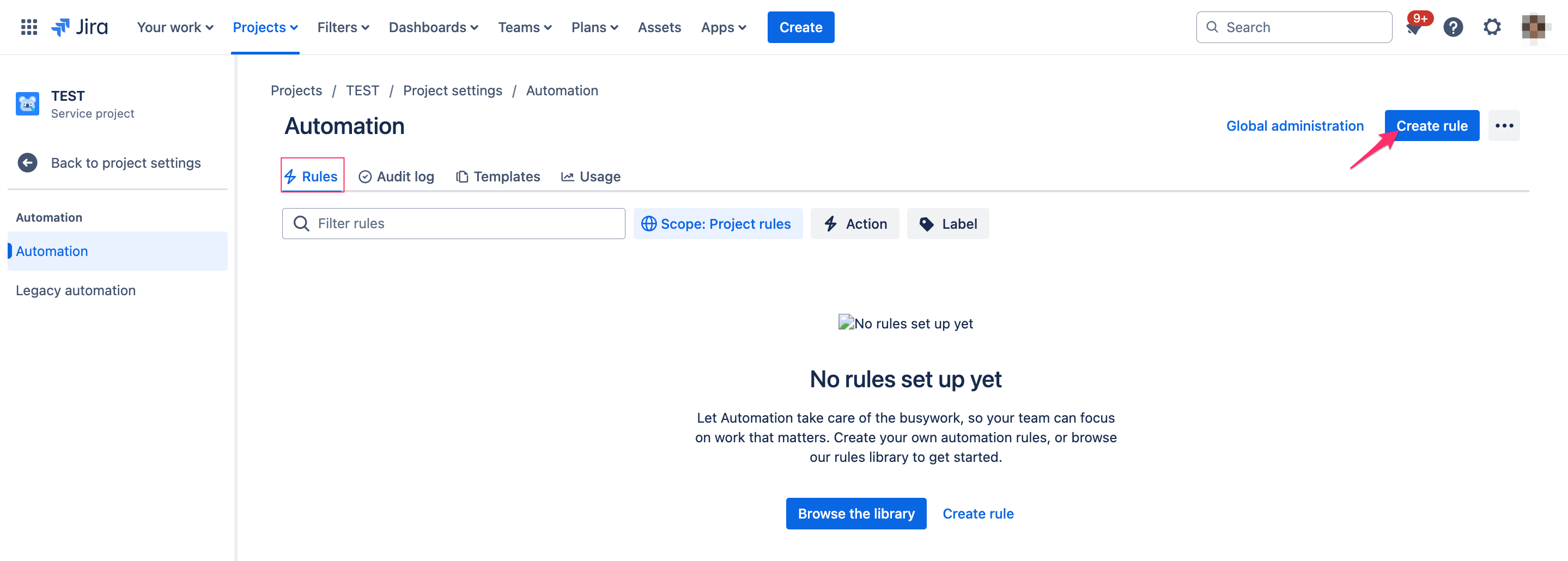 Jira - Bulk-close Jira issues with comments - create a rule.png