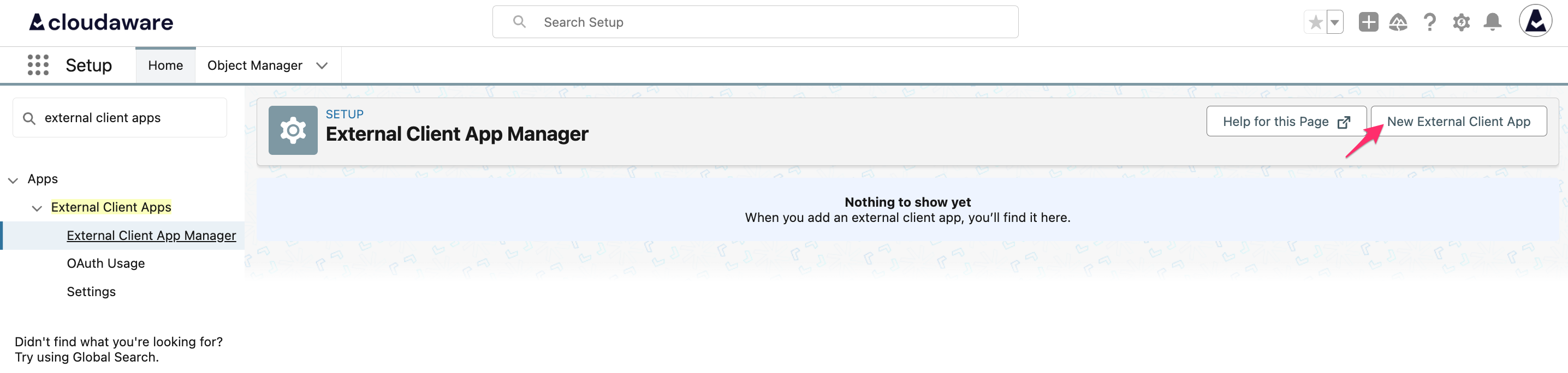 CMDB - External Client App - click New External Client App.png