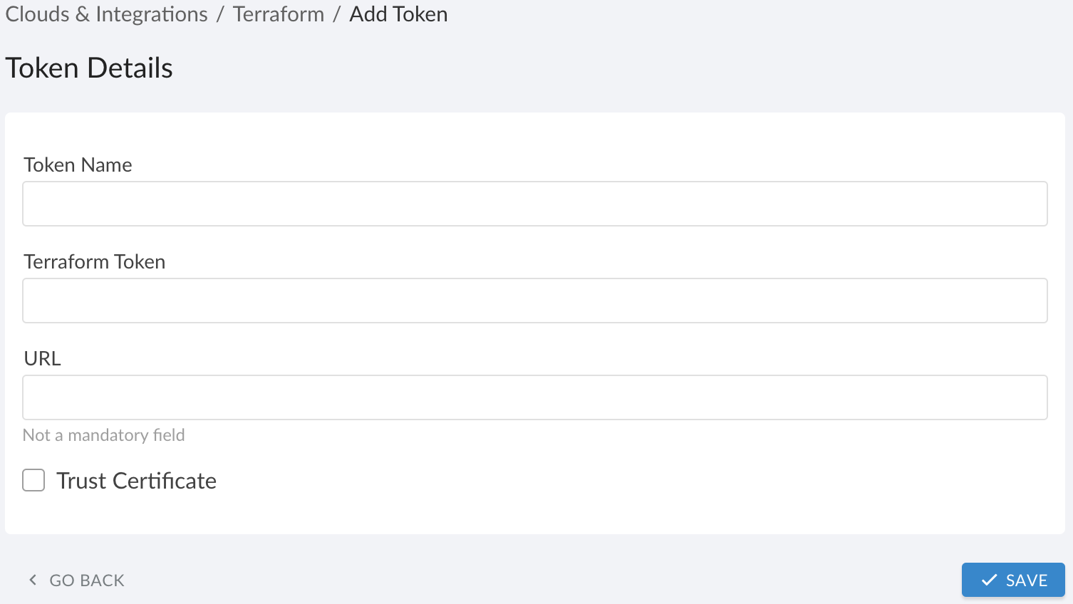 Terraform - Terraform integration details.png
