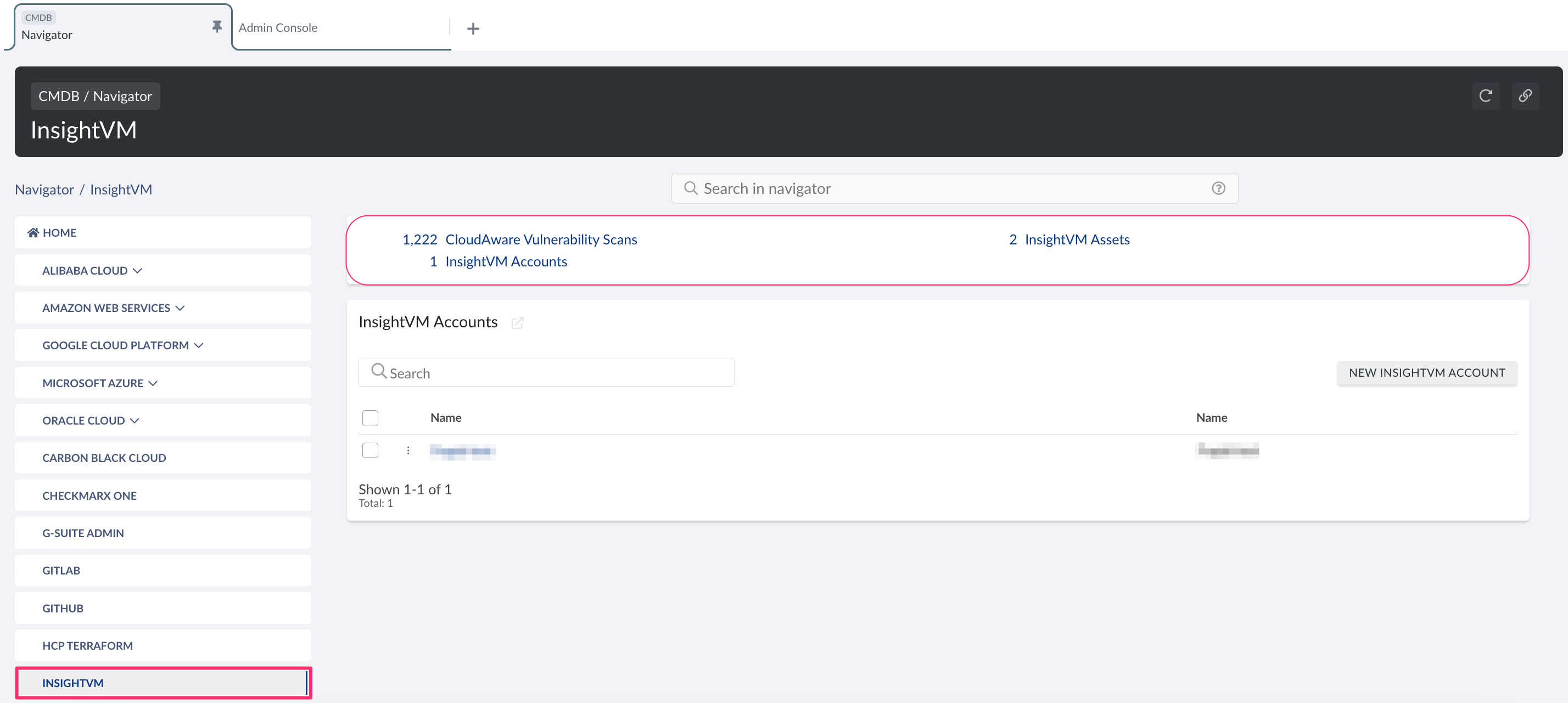 Rapid7 InsightVM - Rapid7 InsightVM objects in CMDB.png
