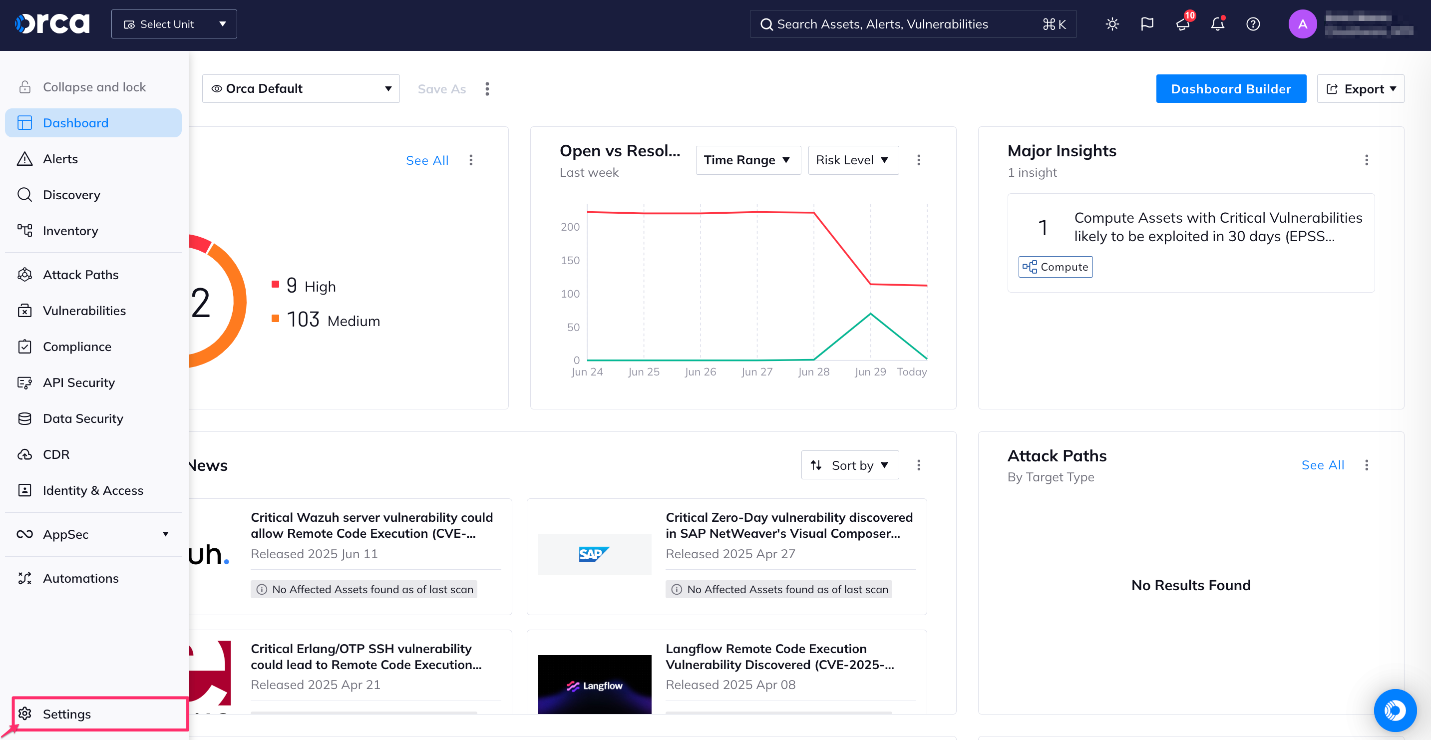 Orca Security - create API token - settings.png