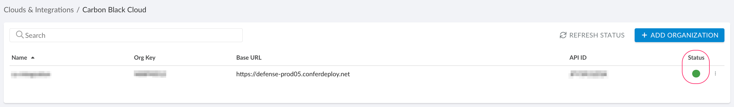 Carbon Black Cloud - integration status.png