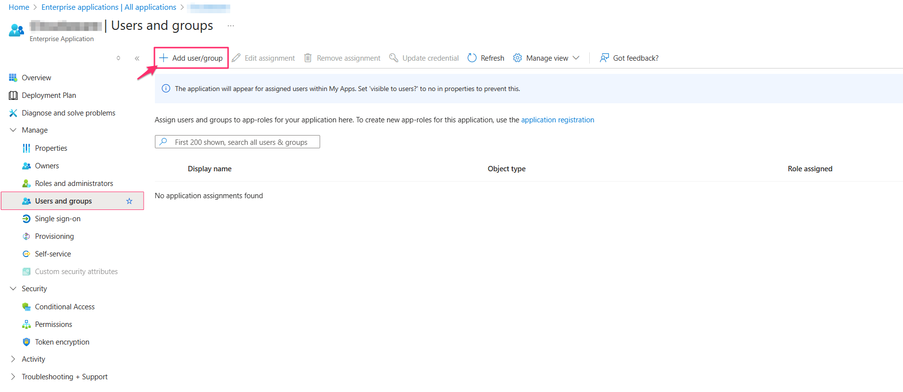 Azure Entra ID SSO - setup in Azure - assign users or groups.png