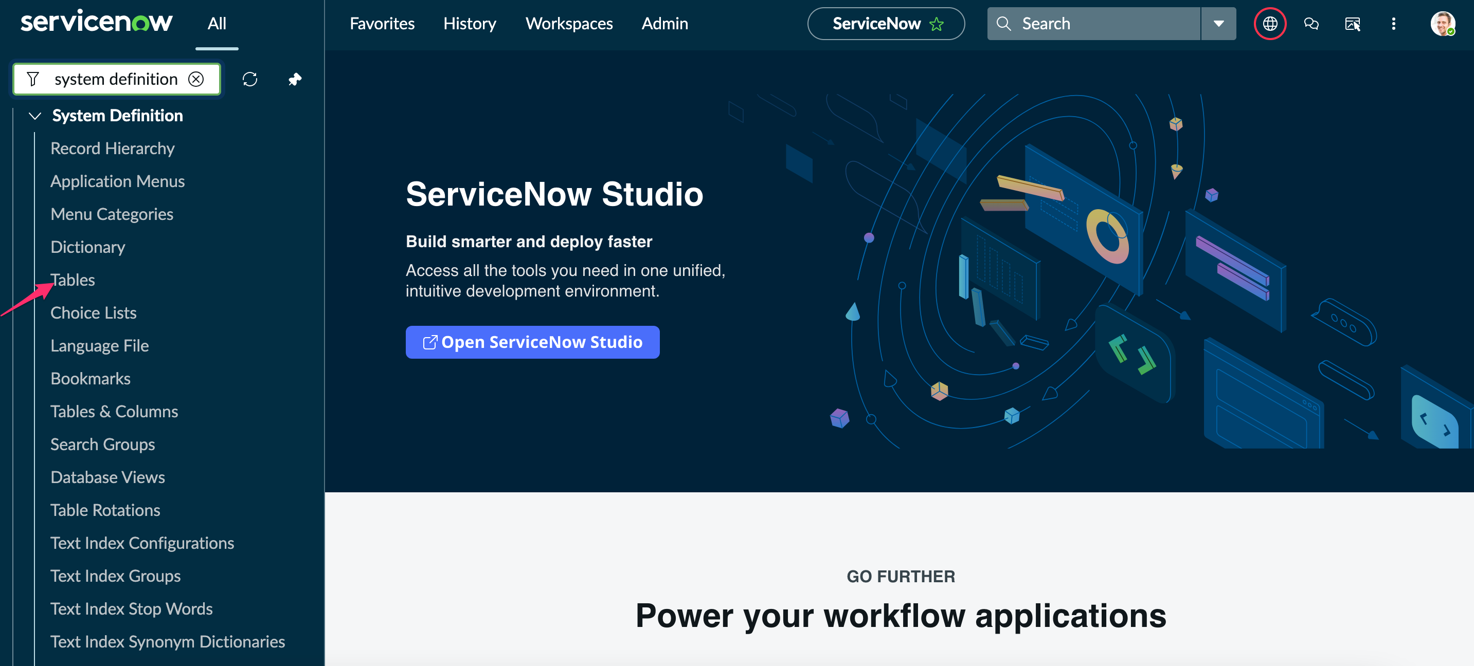 Extending Cloudaware ServiceNow App with New Data Table - start.png