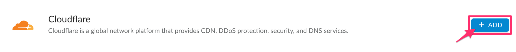 Cloudflare - admin - add integration.png