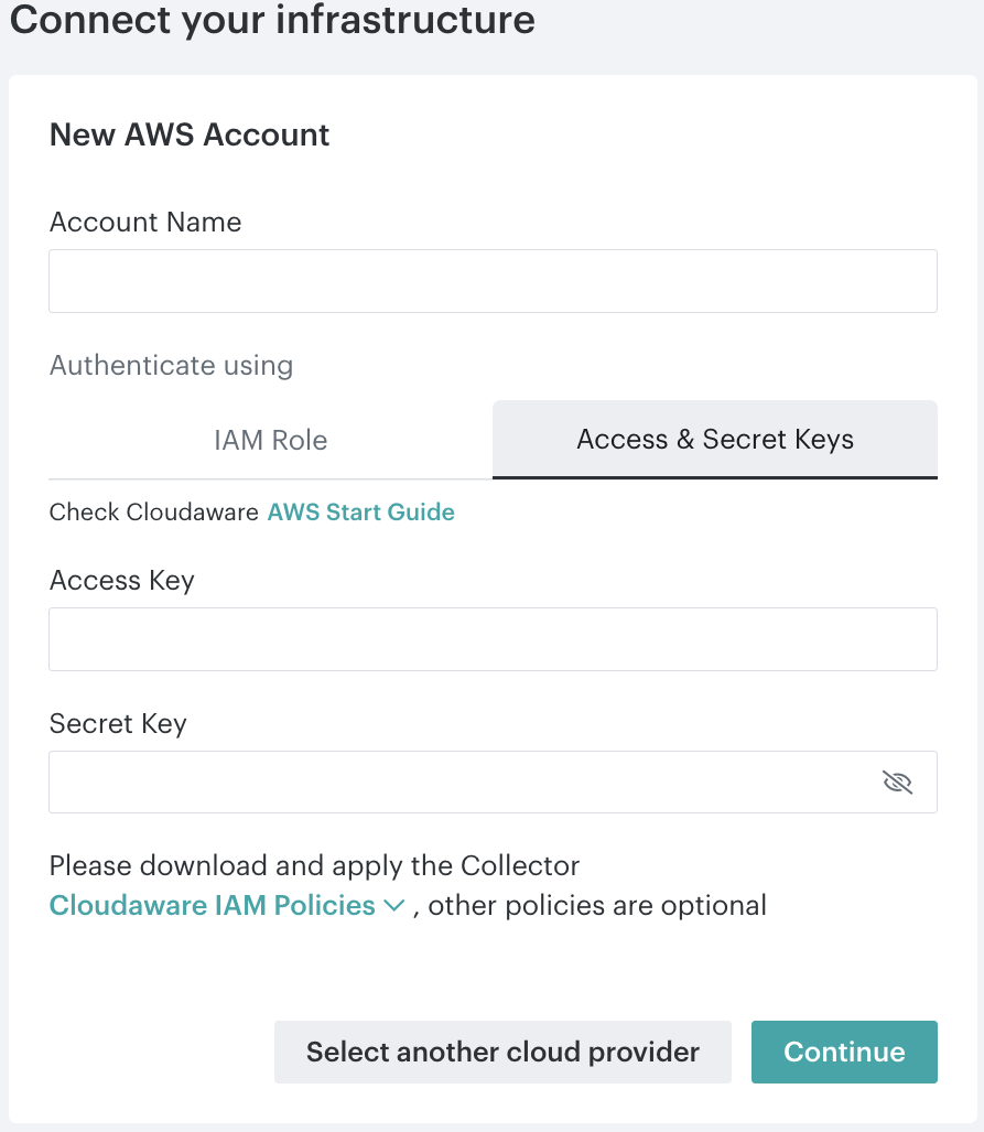 Control Hub - Connect AWS - IAM user keys.png