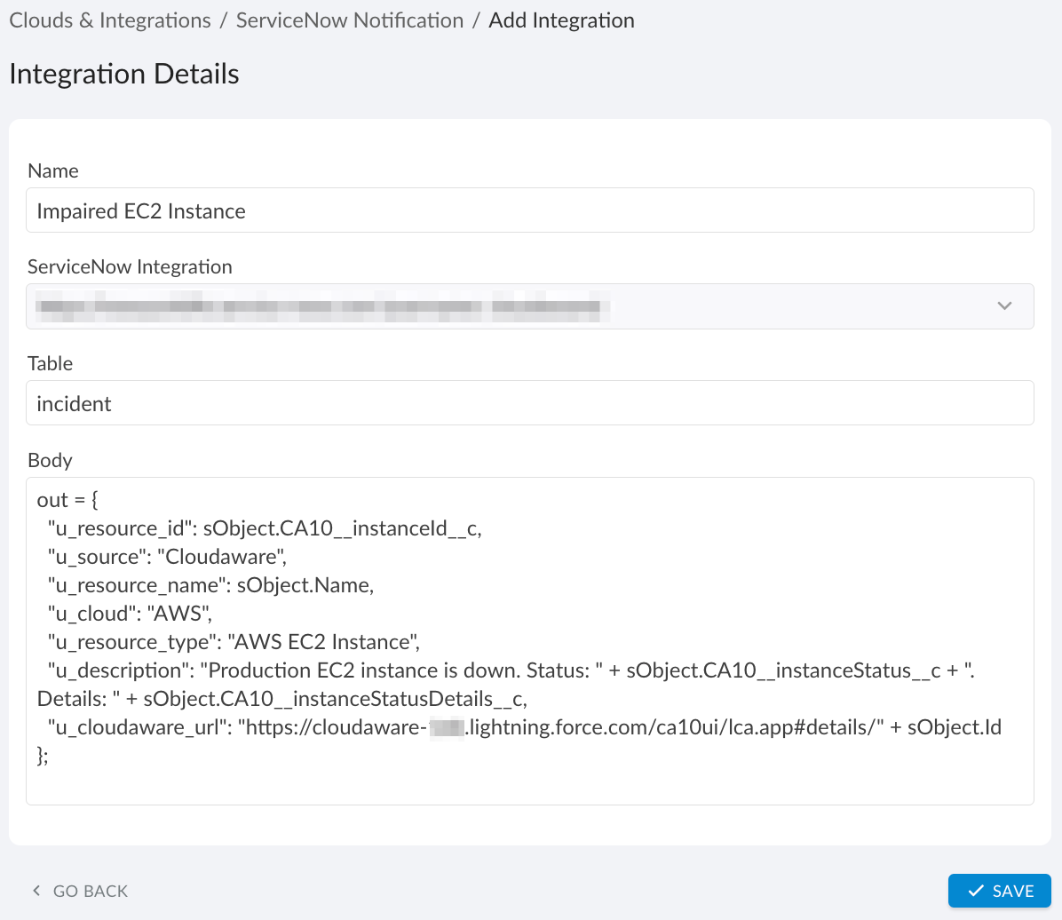 ServiceNow Notification - add integration details.png